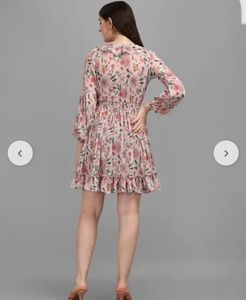 Floral Print Mini Dress