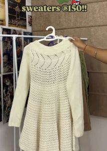 White Aline Sweater