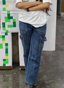 Blue Cargo Jeans