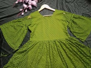 🍒Green Polka Dot Mini Dress🍒