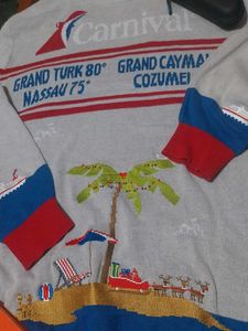 Carnival Cruise Line Novelty Sweater