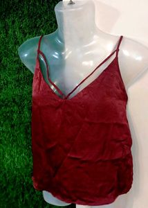 Bershka V-Neck Cami Top