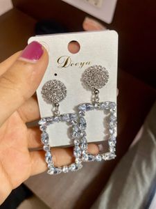 Rhinestone Drop Earrings