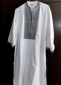 Biba Brand Kurta For Ladies In White Colour