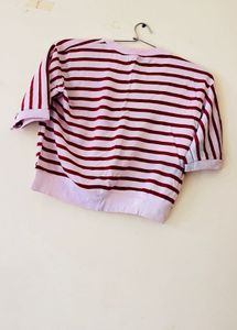 Striped &#39;Angel&#39; Tee