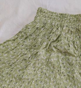 Floral Print Short Skirt