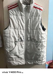 Quilted Vest with Patches jacket for men