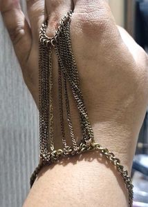 Rust Look Hand Hathful Bracelet