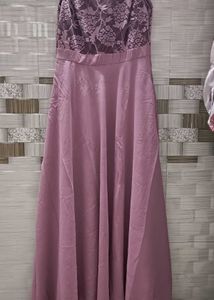 Floral Lace Bodice Maxi Dress