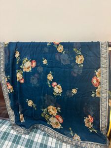 Teal Embroidered Kurta set