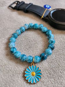Flower Beaded Bracelet