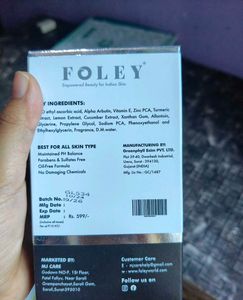 Foley Vitamin C Face Serum