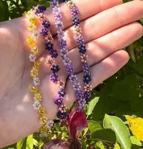 Flower Beaded Bracelet
