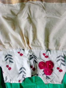 Cute Floral &amp; Cream Dress