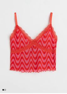 Red &amp; Pink Cami Top