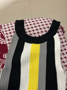 Striped Knit Tank Top