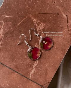 Real Flower earrings