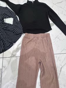 Combo Of Two Tops With Lower Body Hugging