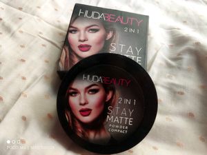 Huda Beauty Eyeliner, Mascara, Compact &amp; Green Tea Primer