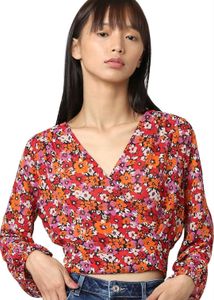 Floral Puff Sleeve Top