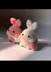Handmade Crocheted Bunnies