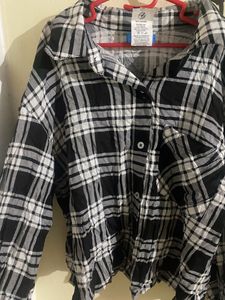 Black Short Shirt For Woman