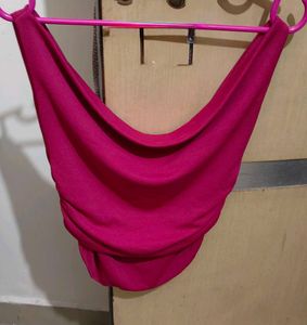 Pink Sleeveless Top