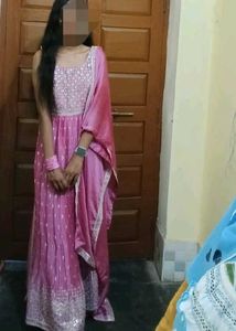 beautiful  pink 3 piece dress