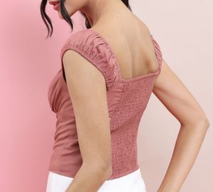 Cute Mauve Tie-Front Top ₹200