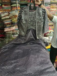 Elegant Embellished Dress with Jacket