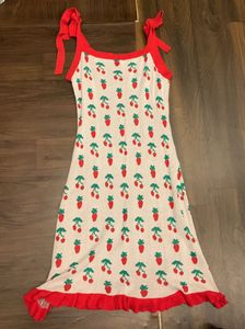 Strawberry Winter Dress