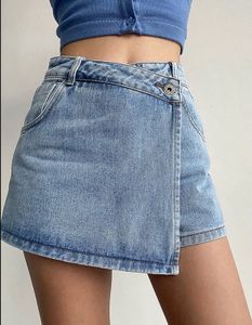 Denim Skort - Stylish and Trendy