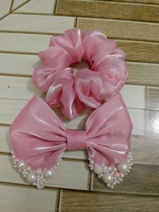 Beautiful Hairbow &amp; Scrunchies Combo