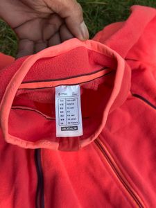 Redish peach Fleece Jacket