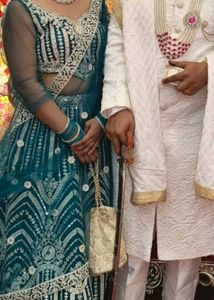 Gorgeous Teal Lehenga Choli