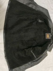 ITBD Black Leather Biker Jacket