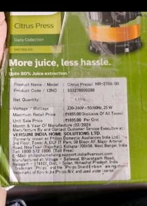 Philips Citrus Juicer