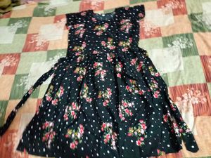 Floral Polka Dot Dress