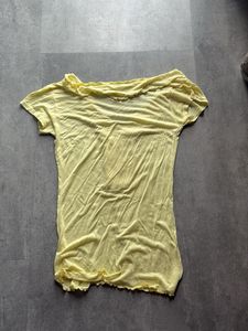 Yellow Ruffle Top