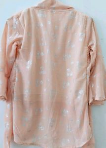 Peach Shrug Set