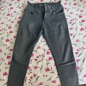 Gray Denim Jeans