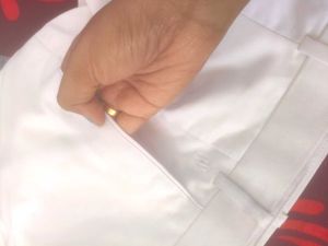 Mens Regular Fit Cotton Blend Formal Trouser
