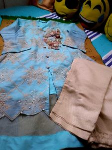 Elegant Embroidered Kurta Set