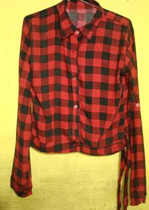 Crop Check Shirt
