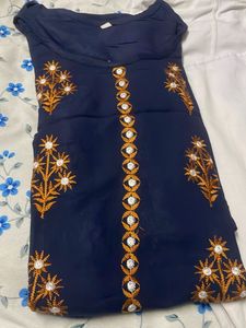Blue Kurti Set