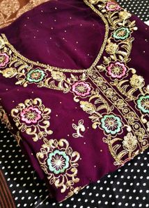 Heavy Work Party Wear Dress Material