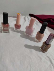 Price Drop Nude Nail Polish Set of 5