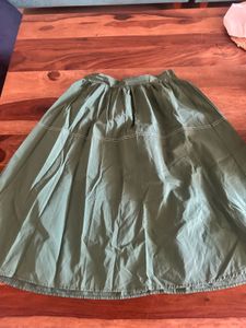 Bottle Green Skirt