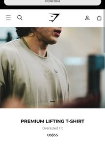 Gymshark Tan Colour Oversized Drop Shoulder Tshirt