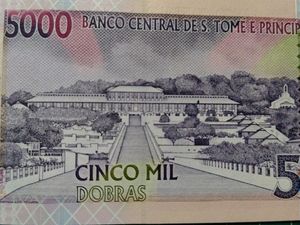 🔥Rare Sao Tome Principe 5000 Dobras UNC Note🔥